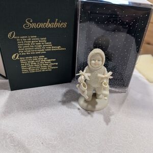 Department 56 Snowbabies Figurine - Cream and White